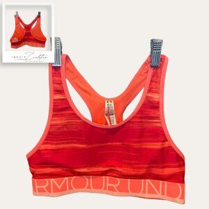 Neon Orange Under Armour Sports Bra